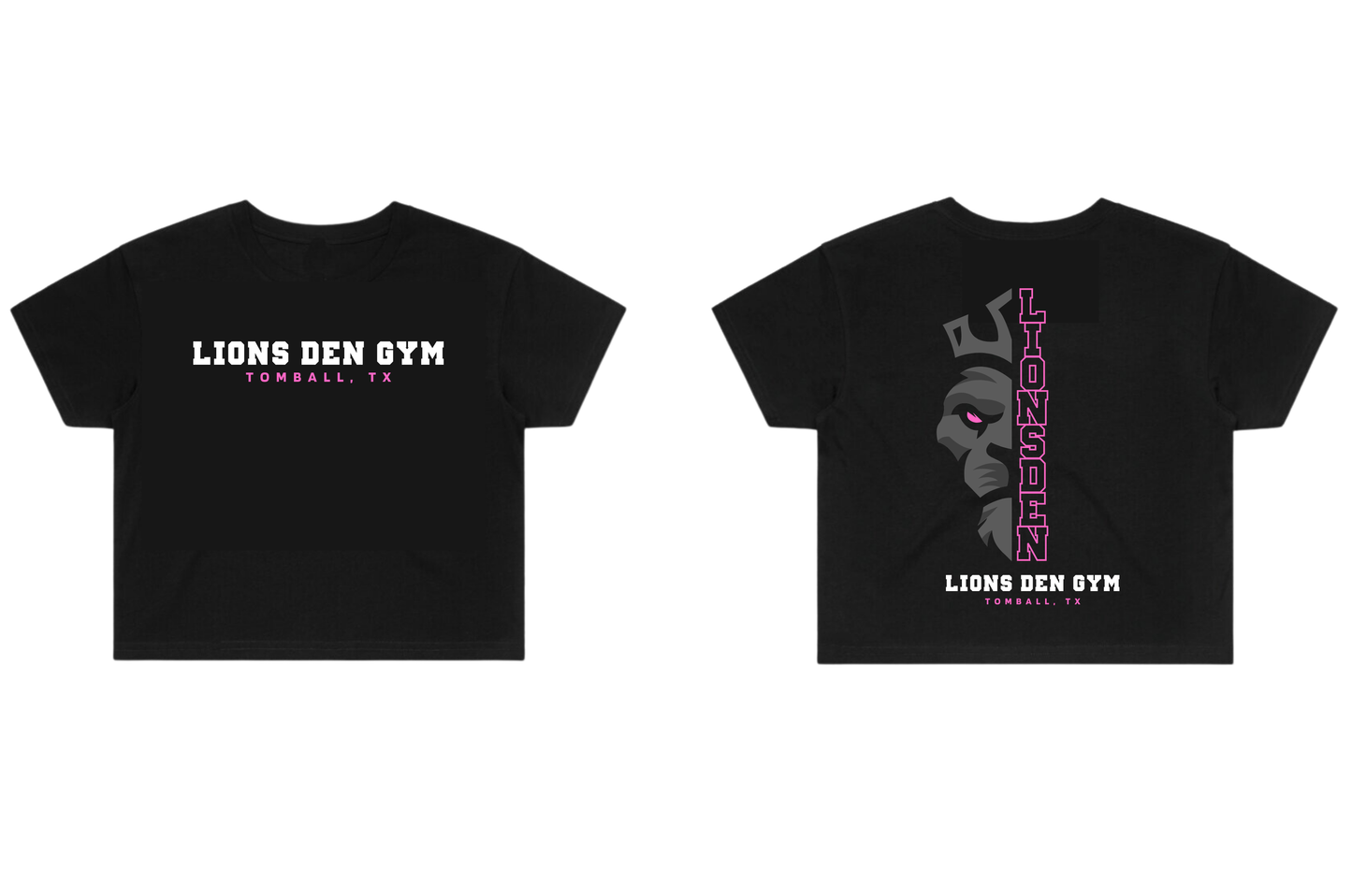 Lions Den Gym Cropped T-Shirt : 031