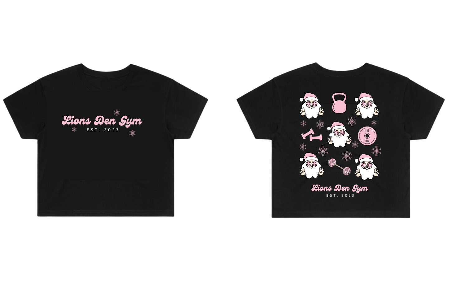 Lions Den Gym Cropped T-Shirt : 033 (Christmas 2025 Limited Edition)