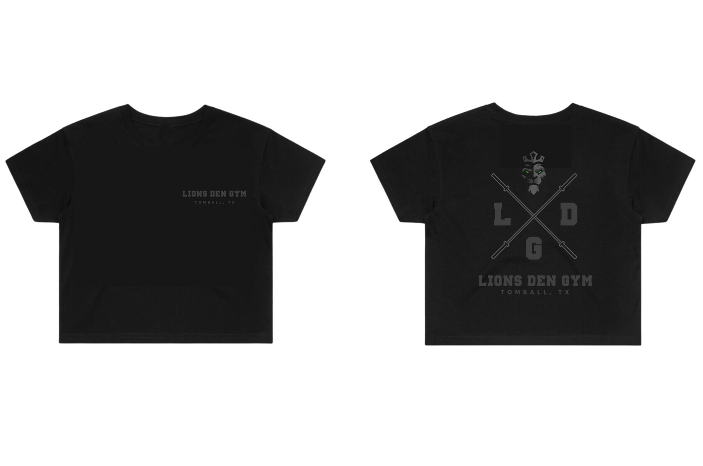 Lions Den Gym Cropped T-Shirt : 006