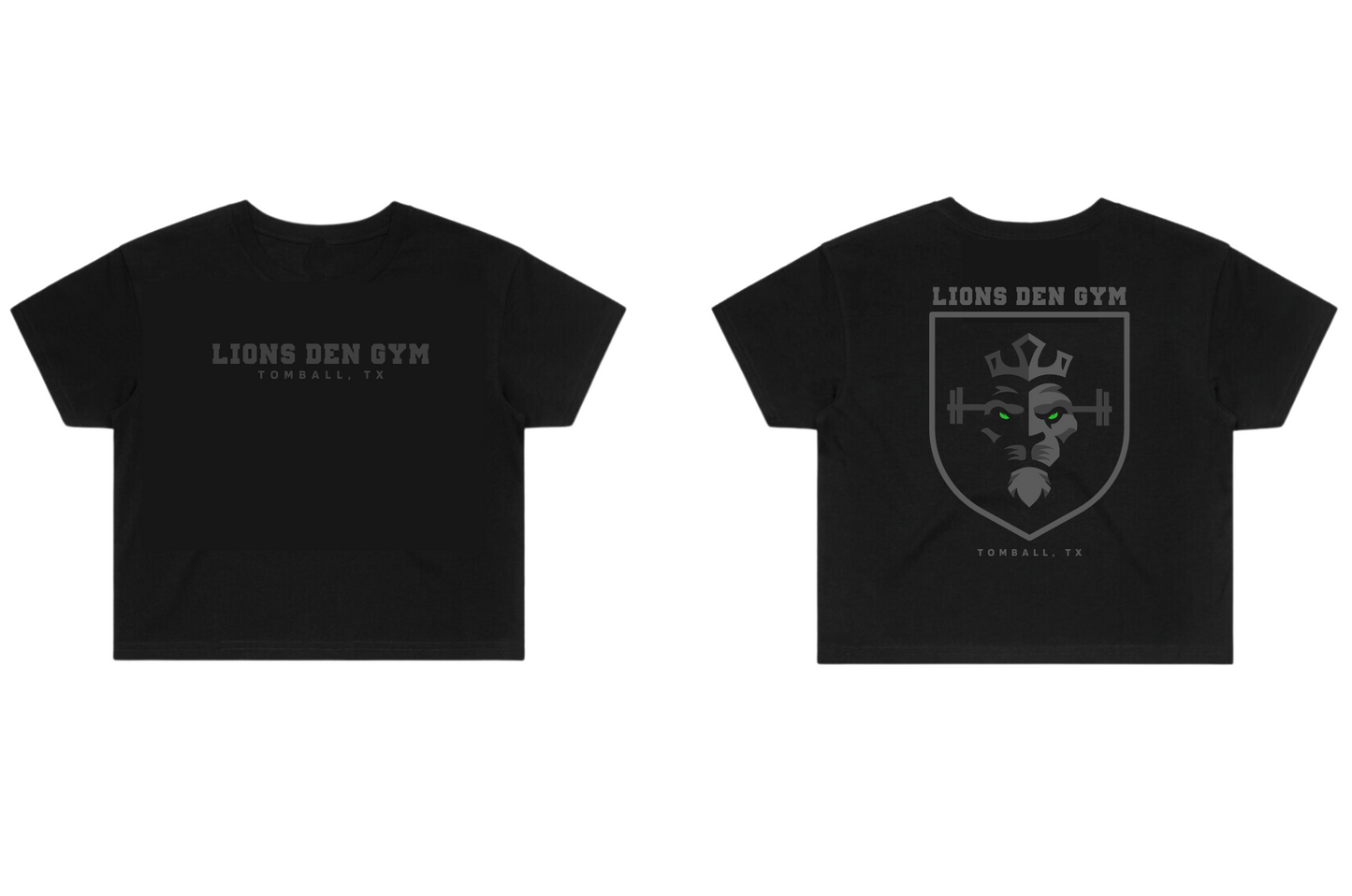 Lions Den Gym Cropped T-Shirt : 007