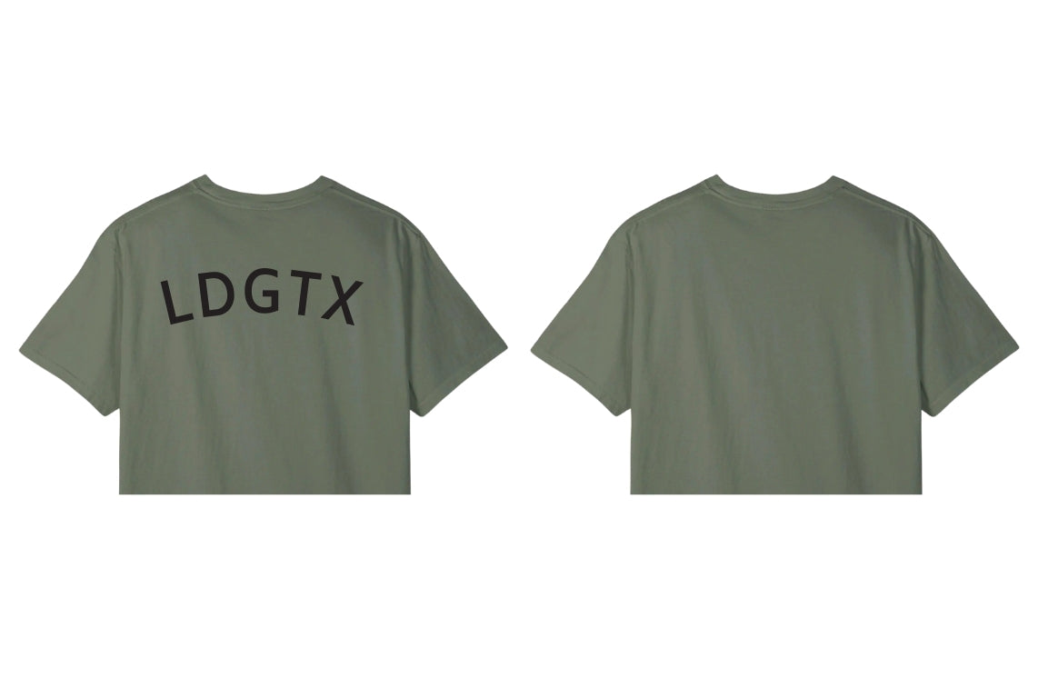 Lions Den Gym Cropped T-Shirt : 021 Green