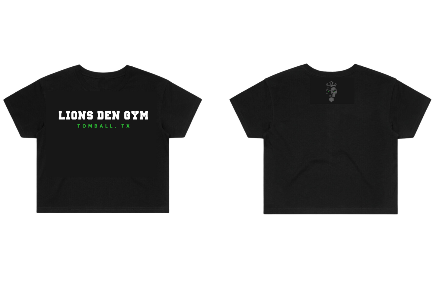 Lions Den Gym Cropped T-Shirt : 002