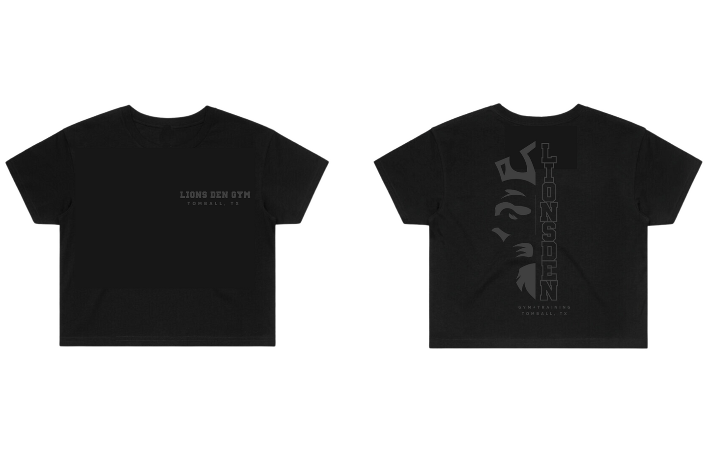 Lions Den Gym Cropped T-Shirt : 003