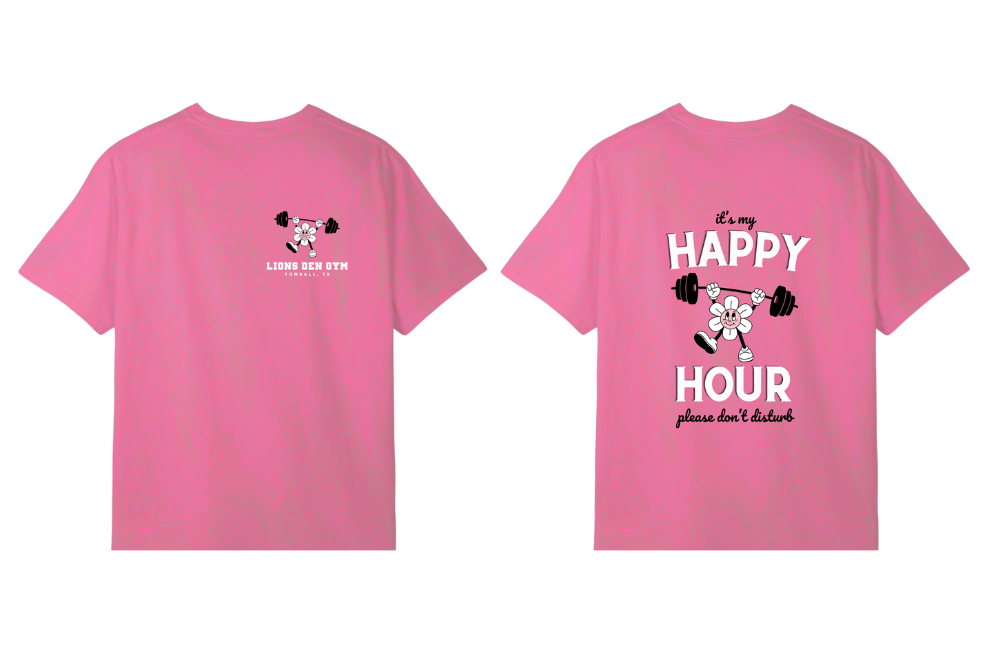 Lions Den Gym T-Shirt : 029 Pink