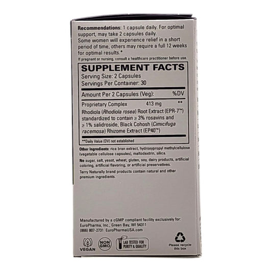 TERRY NATURALLY - MENOPAUSE RELIEF PLUS