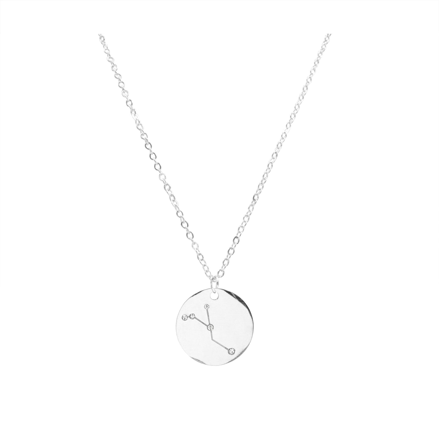 Zodiac Collection - Silver Cancer Necklace (Jun 21 - July 22)