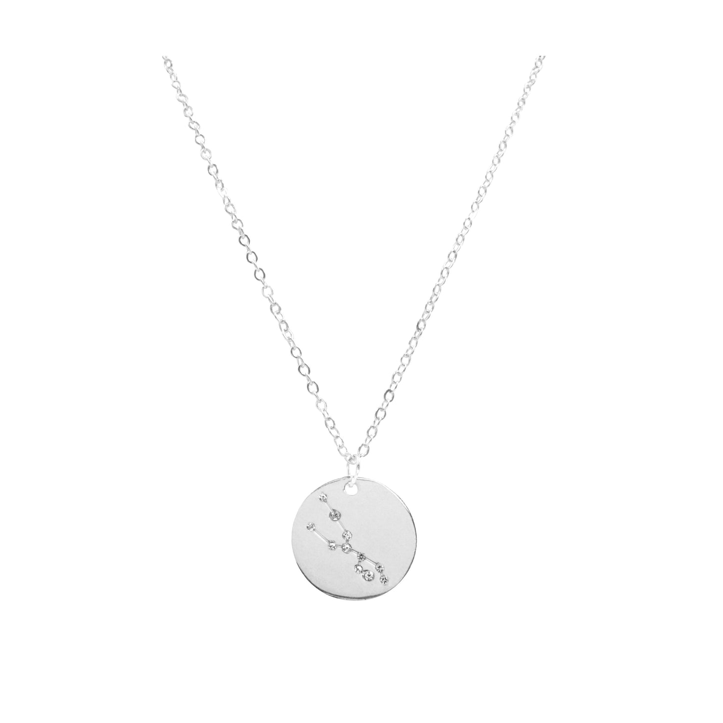 Zodiac Collection - Silver Taurus Necklace (Apr 20 - May 20)