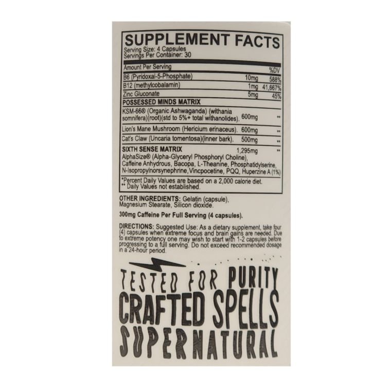 BLACK MAGIC - BRAIN WAVES - FOCUS NOOTROPIC