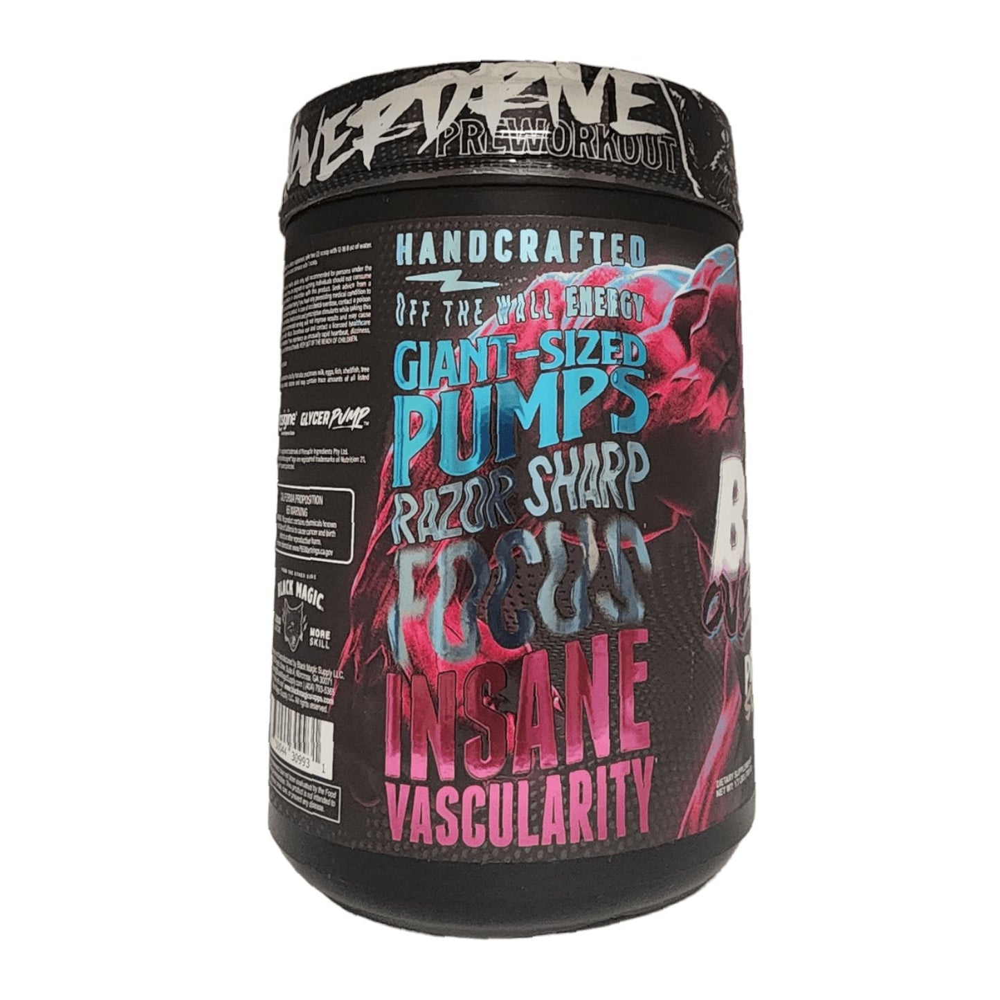 BLACK MAGIC - BZRK - OVERDRIVE - PRE WORKOUT