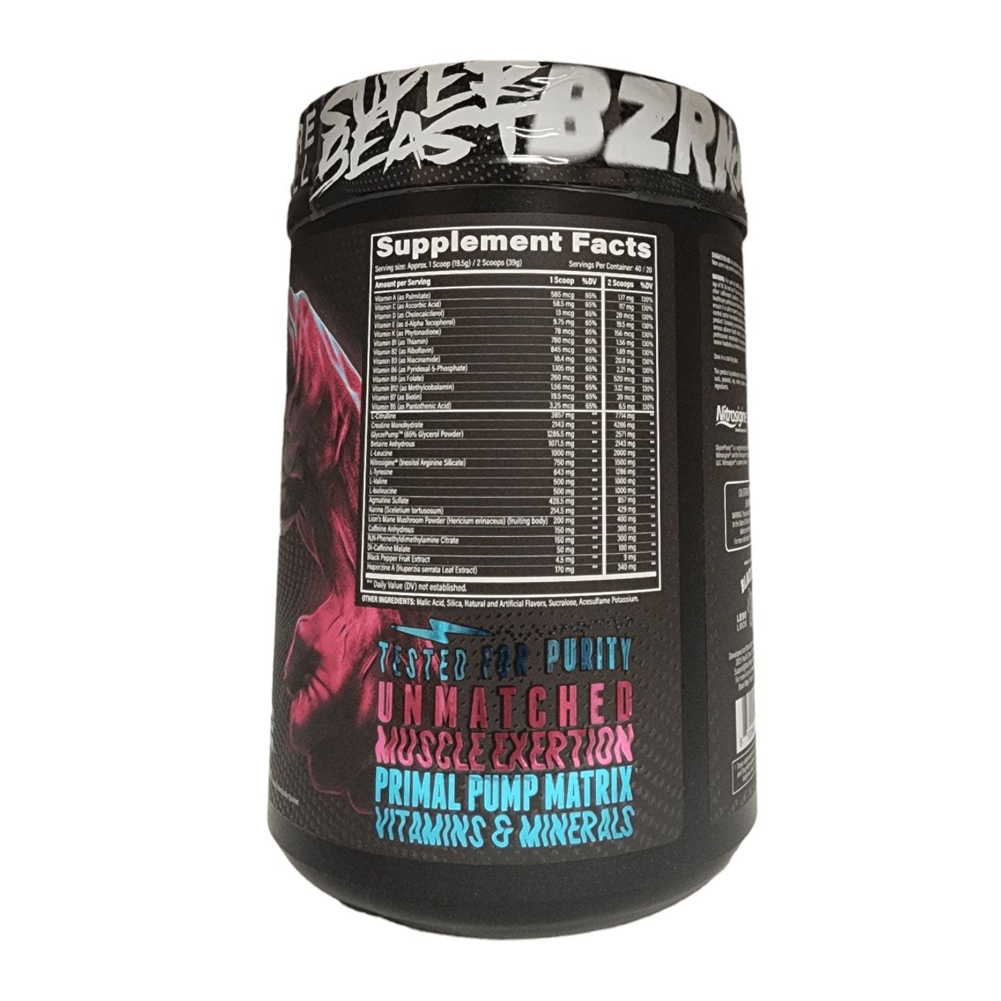 BLACK MAGIC - BZRK - OVERDRIVE - PRE WORKOUT