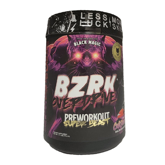 BLACK MAGIC - BZRK - OVERDRIVE - PRE WORKOUT
