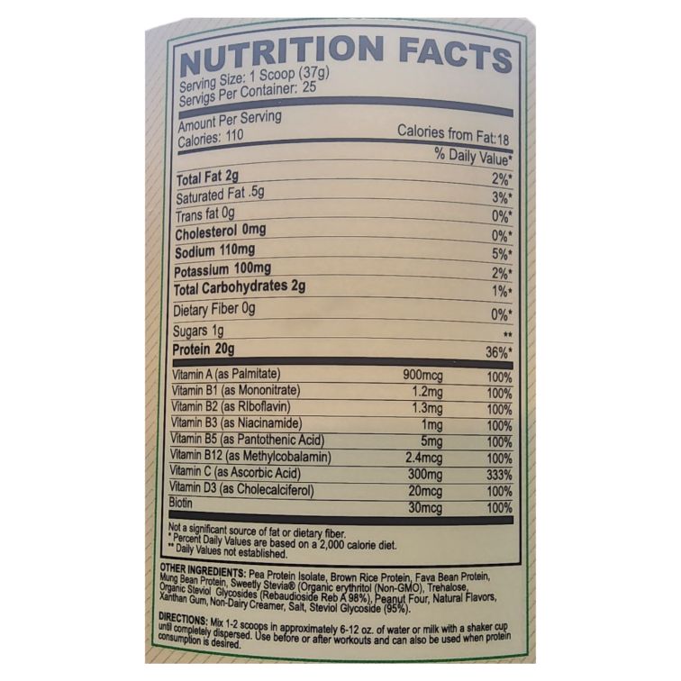 BLACK MAGIC PLANT-SOURCE PROTEIN, 100% VEGAN