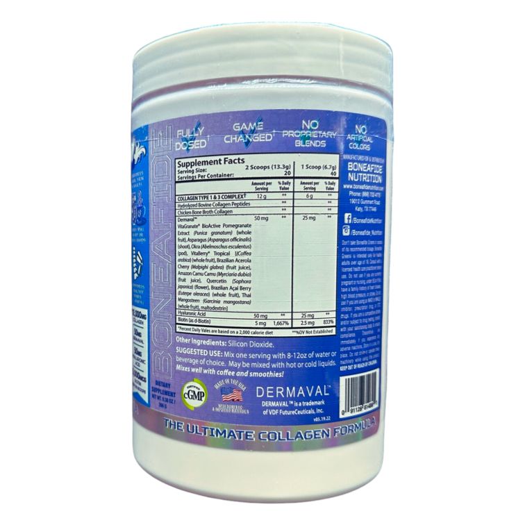 BONEAFIDE - ADVANCED COLLAGEN - UNFLAVORED