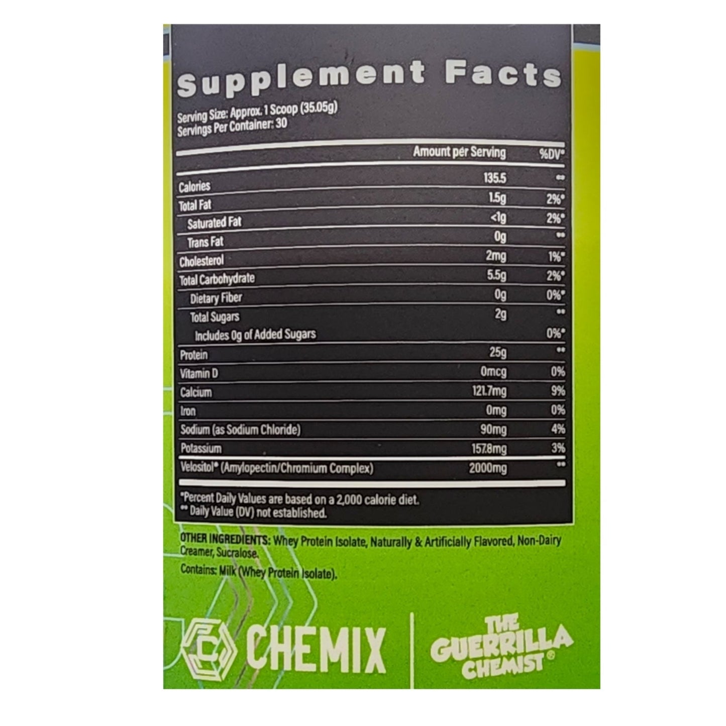 CHEMIX WHEY ISOLATE PROTEIN