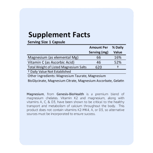 GENESIS BIOHEALTH - MAGNESIUM