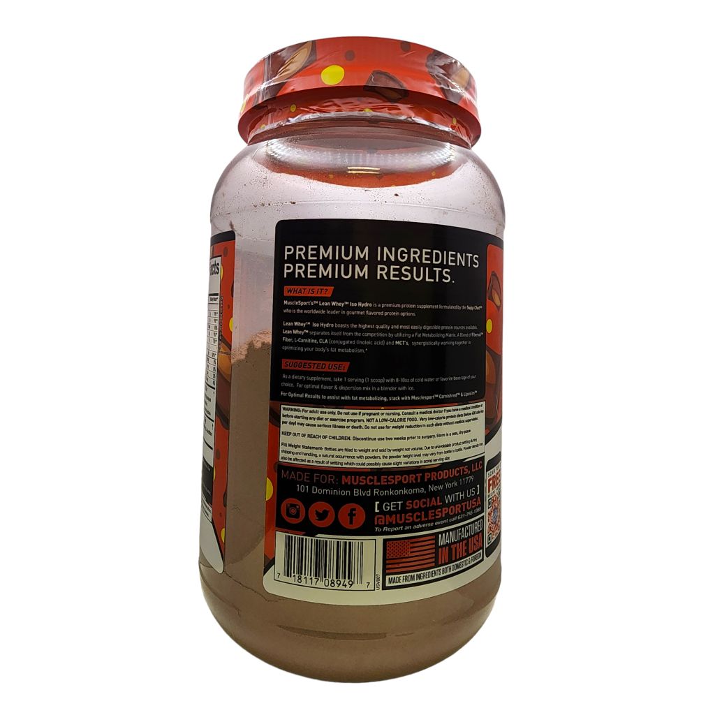 MUSCLE SPORT - LEAN WHEY ISO/HYDRO PROTEIN