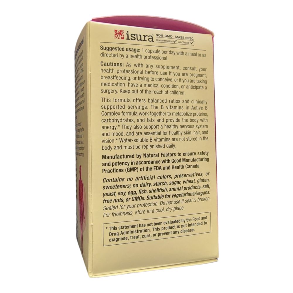 NATURAL FACTORS - ACTIVE B COMPLEX