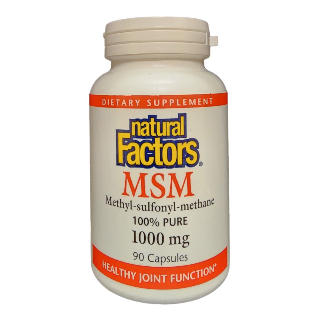 NATURAL FACTORS - MSM 1000 mg CAPSULES