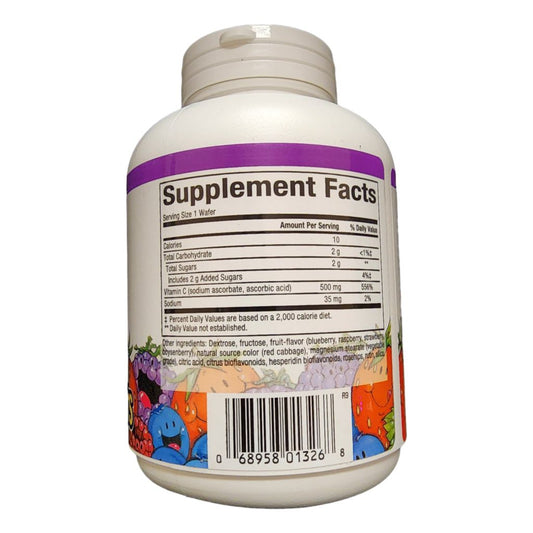 NATURAL FACTORS - VITAMIN C 500MG - KIDS CHEWABLE