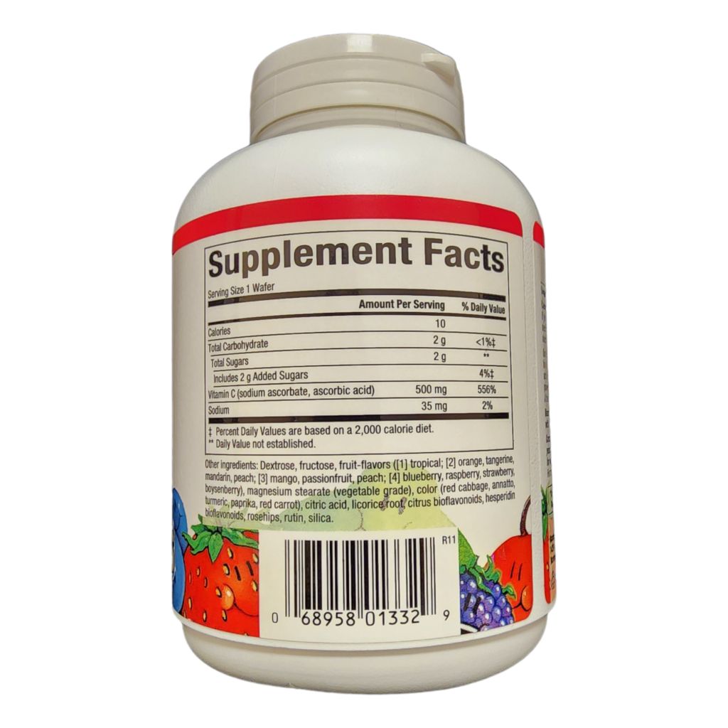 NATURAL FACTORS - VITAMIN C 500MG - KIDS CHEWABLE