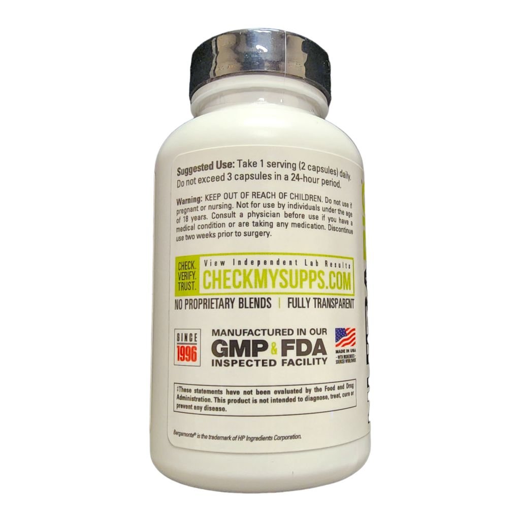 NUTRABIO - CITRUS BERGAMOT (1000 mg)