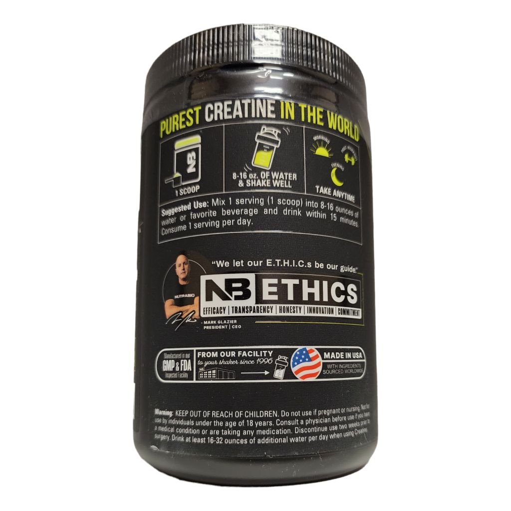 NUTRABIO - CREATINE MONOHYDRATE