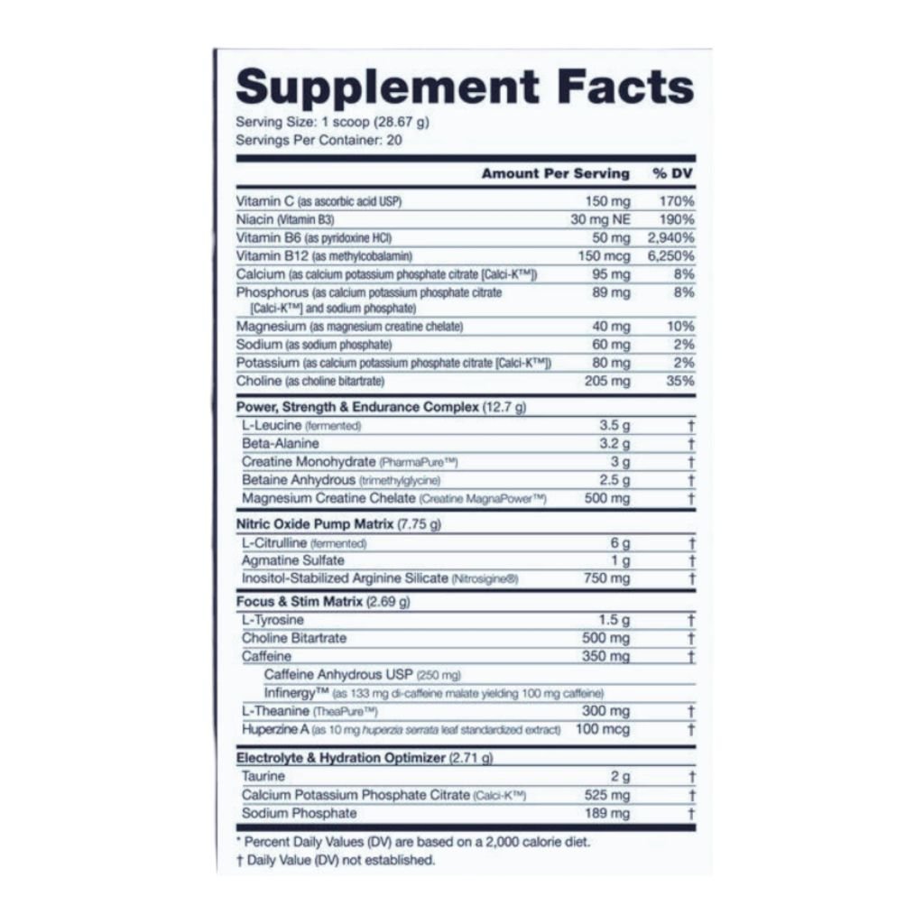 NUTRABIO - PRE WORKOUT