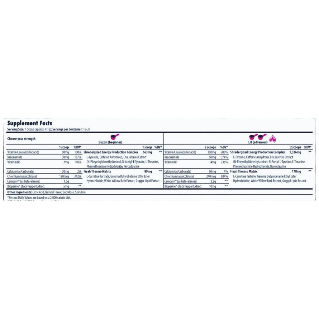 PROJECT AD - SHREDABULL FIRE - PRE WORKOUT