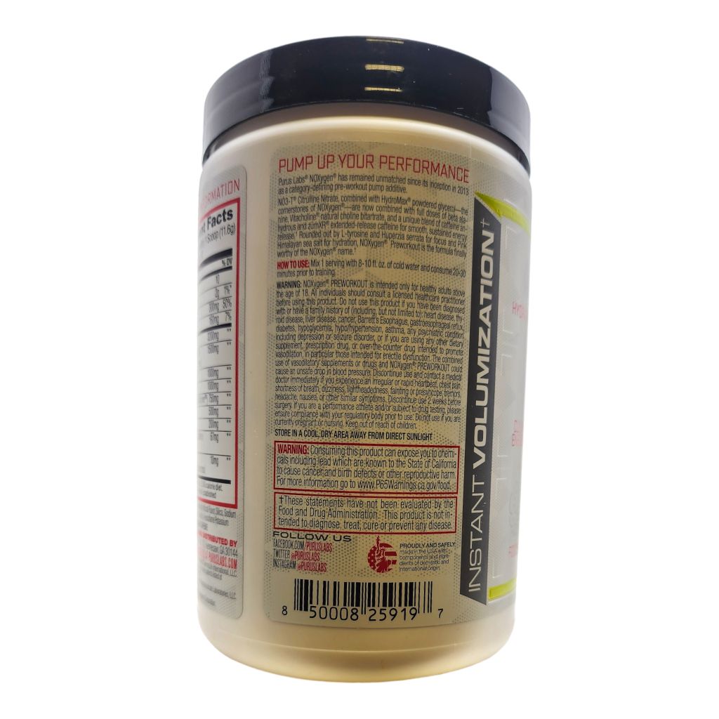 PURUS LABS NOXYGEN PREWORKOUT