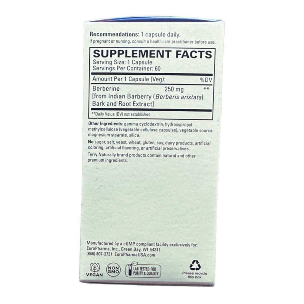 TERRY NATURALLY - BERBERINE METX