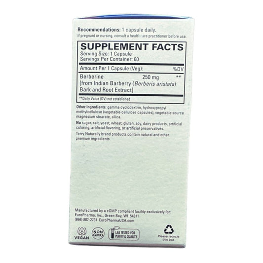 TERRY NATURALLY - BERBERINE METX