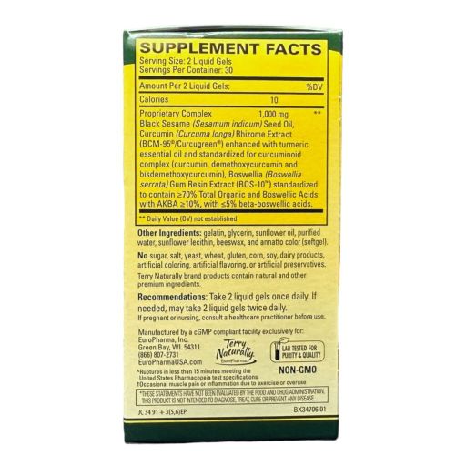 TERRY NATURALLY - CURAMED - ACUTE PAIN RELIEF (FAST DISSOLVING)