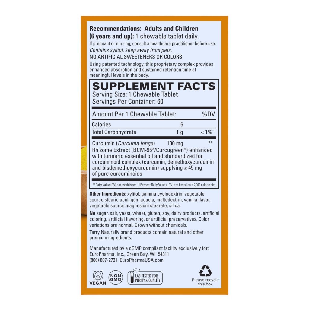 TERRY NATURALLY - CURAMED - CHEWABLE