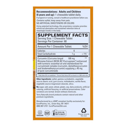 TERRY NATURALLY - CURAMED - CHEWABLE