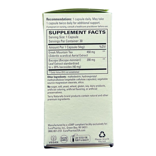 TERRY NATURALLY - GMT23 (GREEK MOUNTAIN TEA + BACOPA)