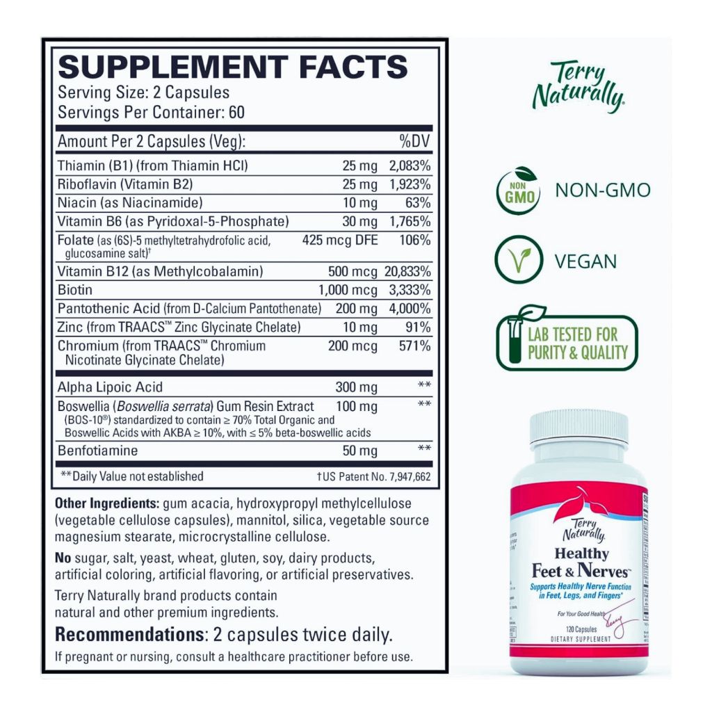 TERRY NATURALLY - HEALTHY FEET & NERVES