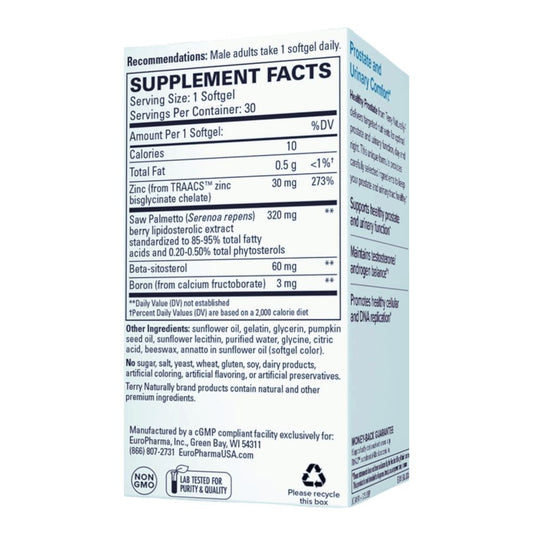 TERRY NATURALLY - HEALTHY PROSTATE