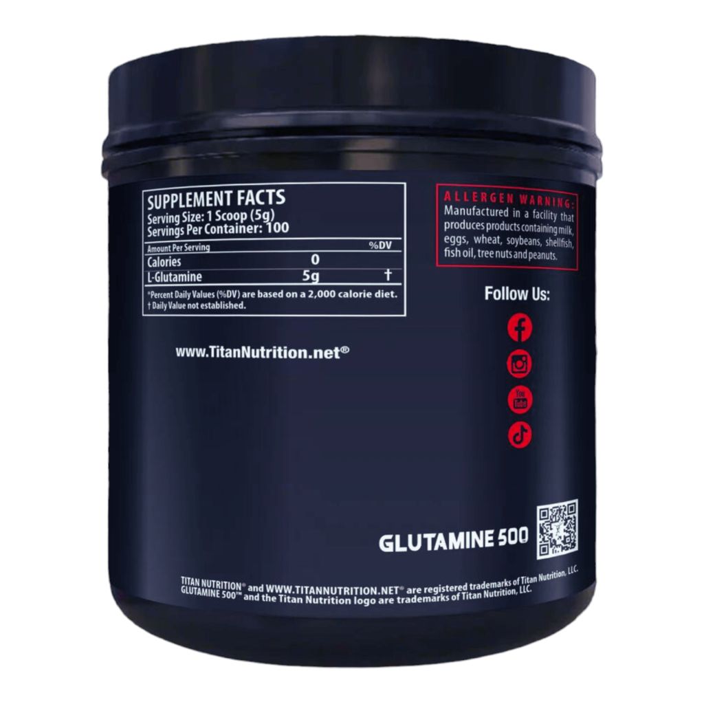 TITAN NUTRITION - GLUTAMINE 500