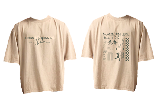 Lions Den Gym T-Shirt : 038 (Momentum Run Club)