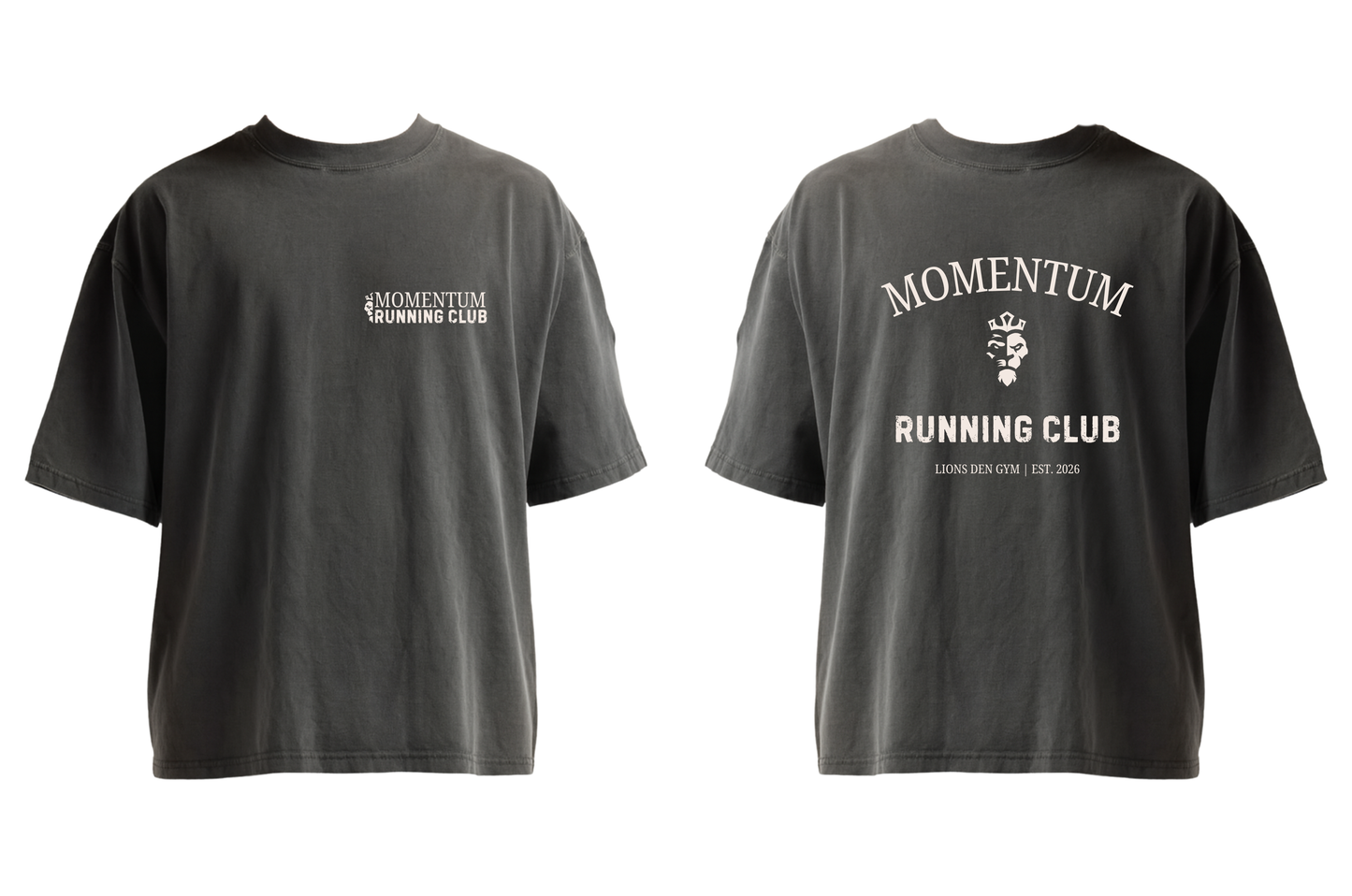 Lions Den Gym T-Shirt : 037 (Momentum Run Club)