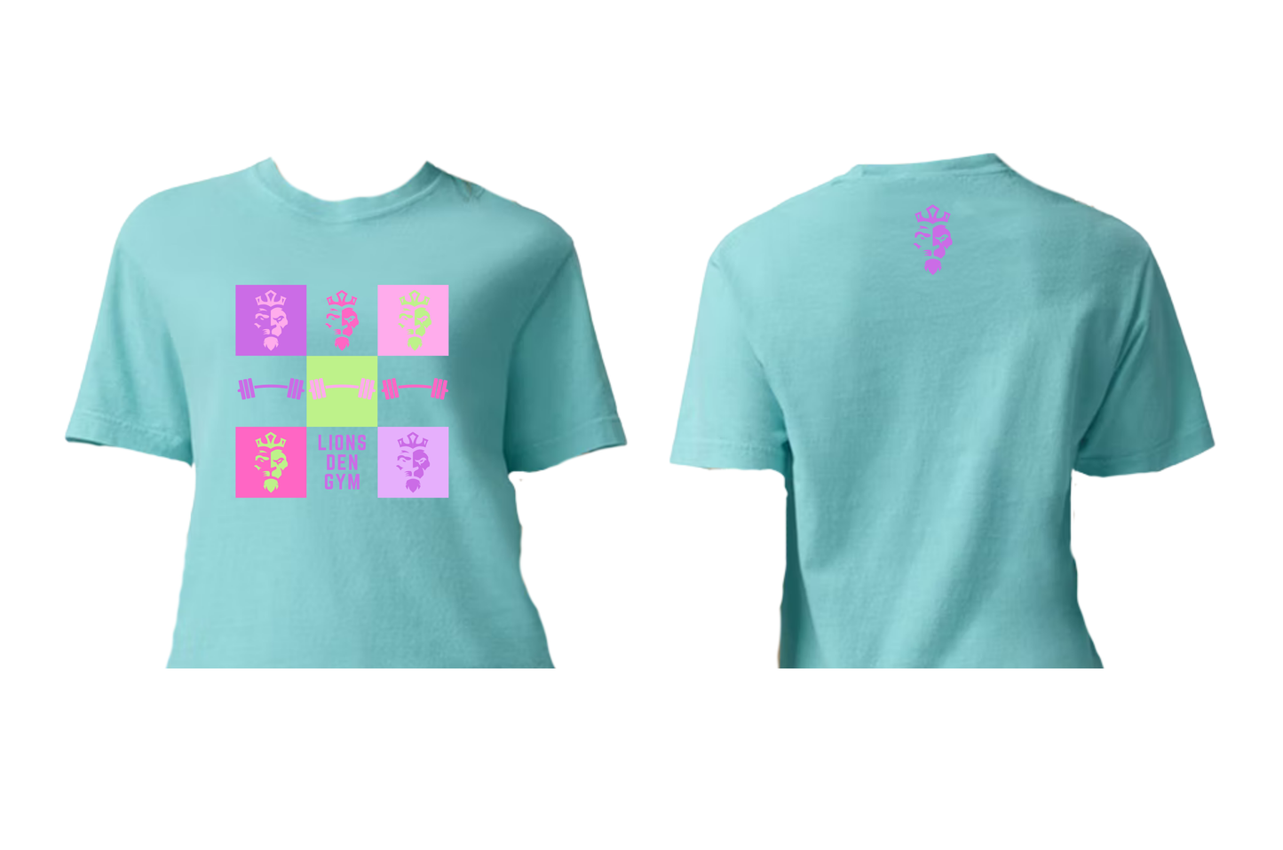 LDG Cropped T-Shirt : 044 Teal