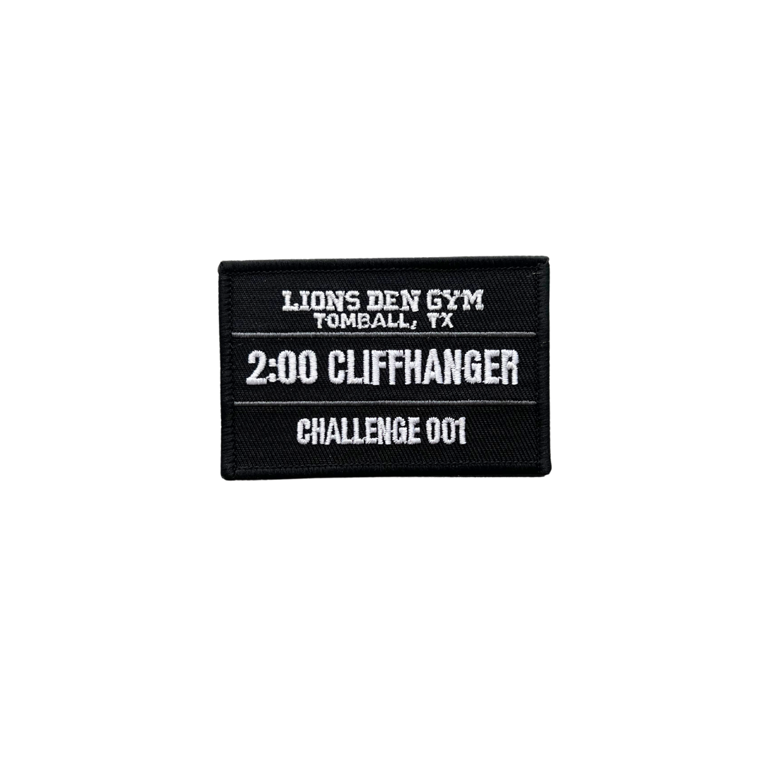 Lions Den Gym Pull Patch : 2:00 Cliff Hanger Challenge 001