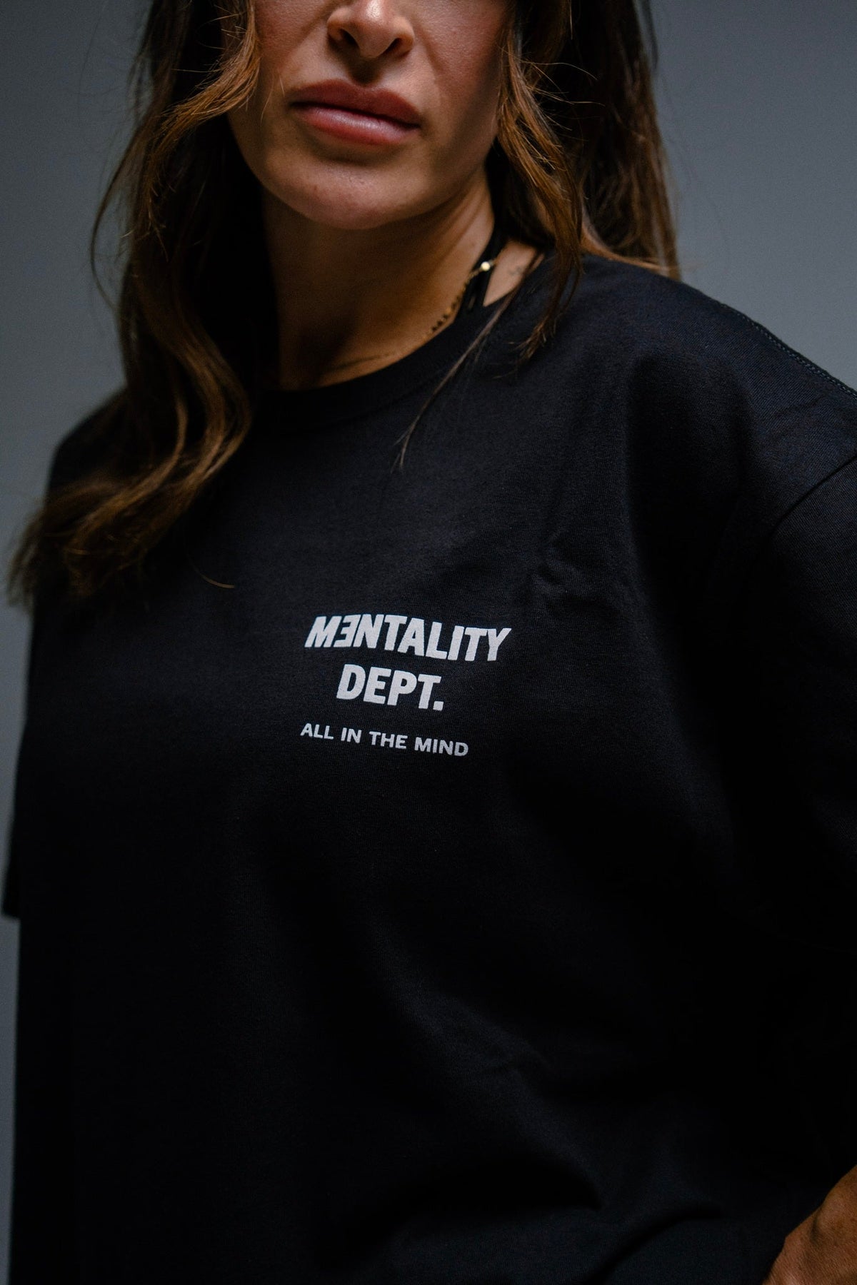MENTALITY DEPT TEE - BLACK