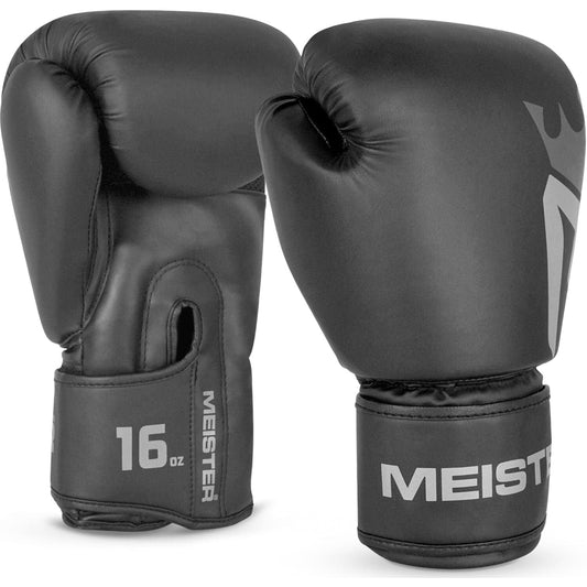 Meister Boxing Gloves - Ergonomic High-Density Training Gloves - 16 Ounce