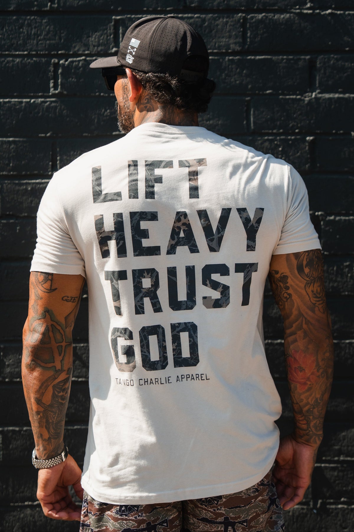 Lift Heavy. Trust God. - Tee
