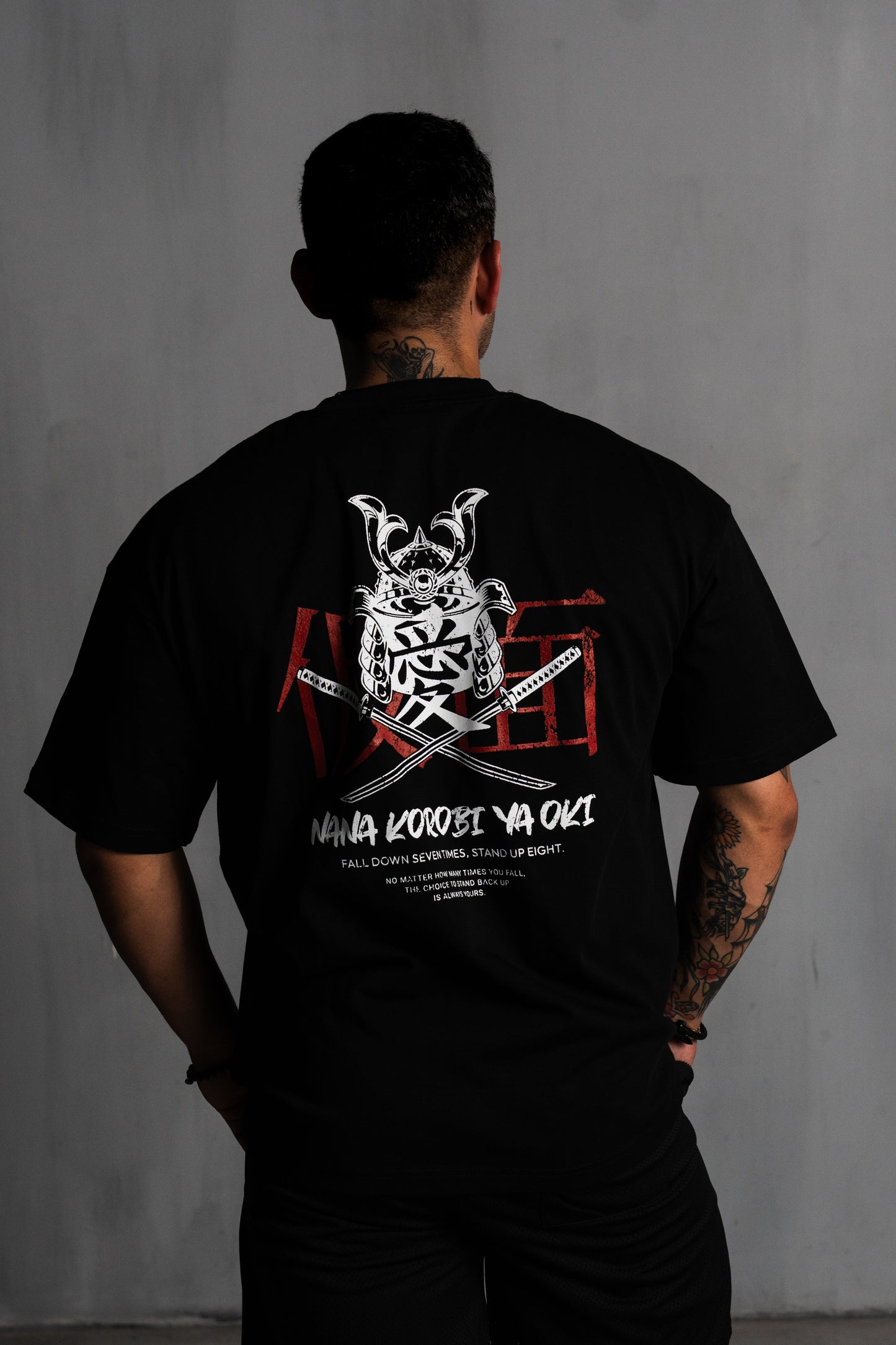 FALL DOWN 7 TIMES TEE