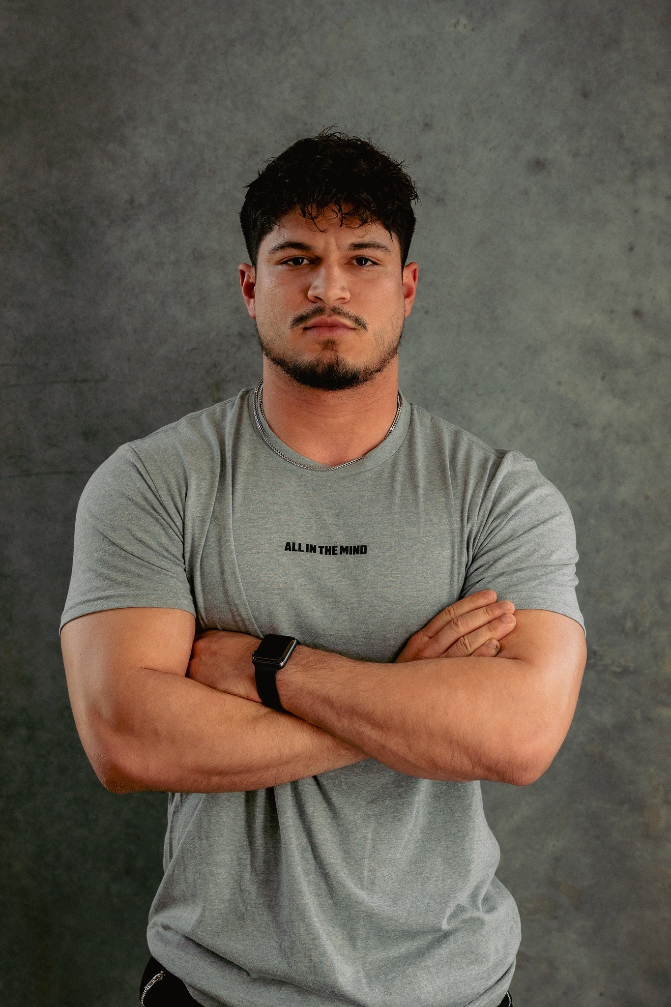CORE LOGO TEE - GREY