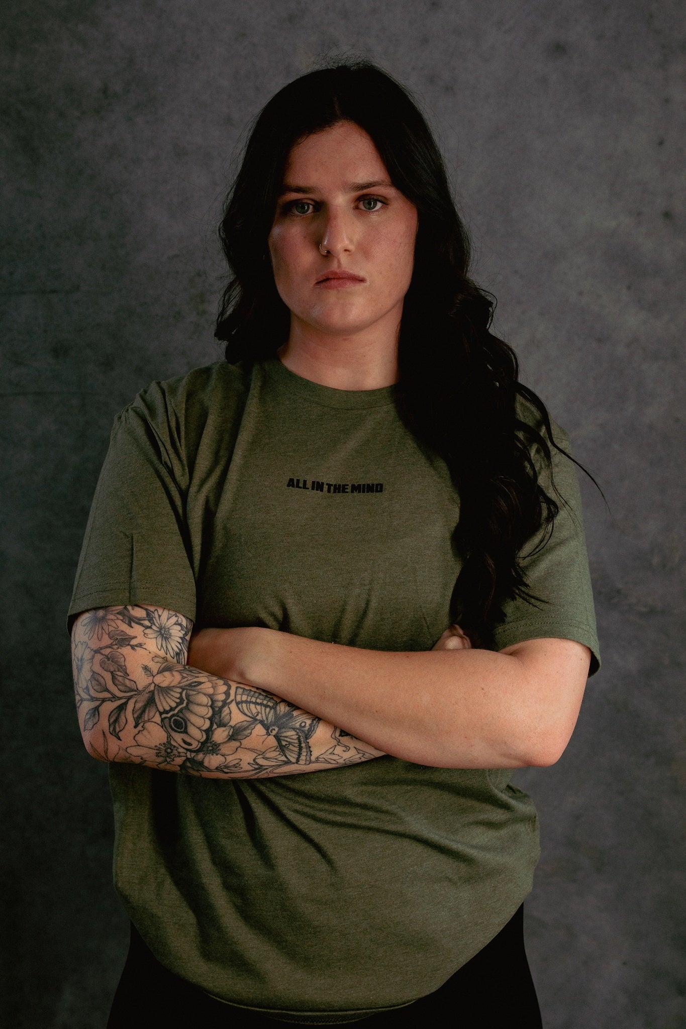CORE LOGO TEE - MILITARY GREEN