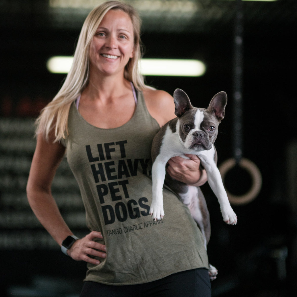 Lift Heavy. Pet Dogs. - Women's Tank