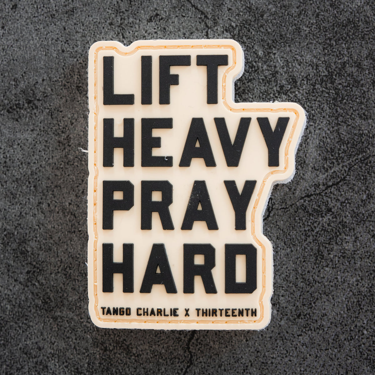 Lift Heavy. Pray Hard. - Patch